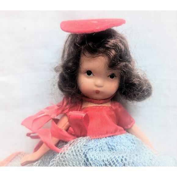 Nancy Ann Storybook Doll See Saw Marjory Daw #177 Original Box & Leaflet 1936-47 - Picture 2 of 11